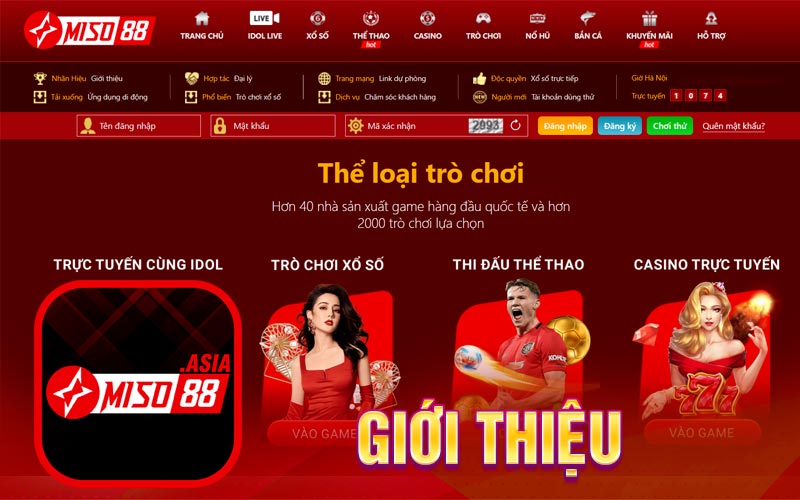 Nhà cái Miso88 - Giới thiệu trang game giải trí đổi thưởng Top 1 Việt Nam